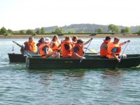 Mit dem Padelboot auf der Sorpe - im Dienst der Wissenschaft