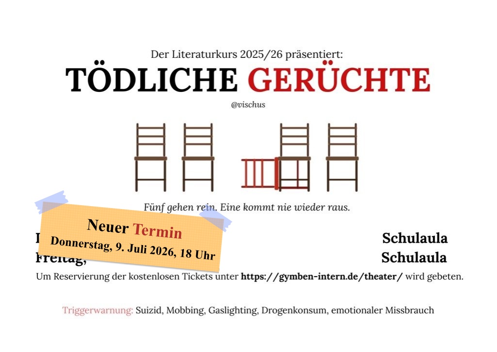 Gerüchte Plakat neu